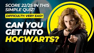 Will You Be Accepted at Hogwarts? | Hogwarts Entrance Exam | Harry Potter Quiz - Easy