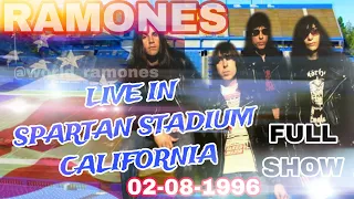 The Ramones - Live in Spartan Stadium San Jose California Full Show (02-08-1996)