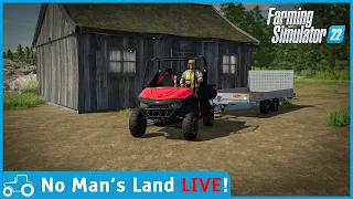 No Mans's Land FS22 LIVE Stream!!!!! The Fun Continues, More Logging & Plenty More Mishaps!!