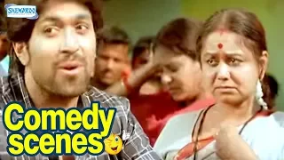 Drama Comedy Scenes - Kannada Comedy - Yash, Satish