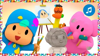 🎨 DO IT YOURSELF [Paint with Colors] + More Nursery Rhymes & Kids Songs | Pocoyo