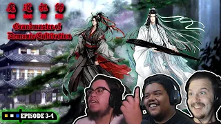 GRANDMASTER OF DEMONIC CULTIVATION EP 3 & 4 REACTION | THIS IN THE PAST?!