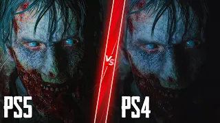 Resident Evil 2 PS4 vs PS5 Ray Tracing ON - Direct Comparison! Attention to Detail & Graphics! 4K