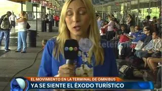 Éxodo turístico en Retiro – Telefe Noticias