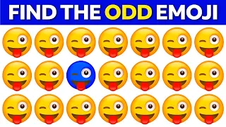 Find the Odd Emoji 😜 | Test Your Eyes | Emoji Challenges