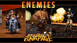 All Bosses and Enemies of Redneck Rampage (1997-1998)