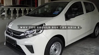 Why Consider Perodua Axia E as My 1st Car in 25 y/o ? | Cheapest New Car in Malaysia | Frugal Living