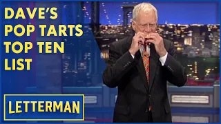 Dave's Top Ten Other Names For Pop Tarts | Letterman