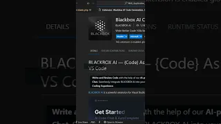 Blackbox AI Code generation VS code Extension #BlackboxCodeGeneration #AIInnovation #FutureOfCoding