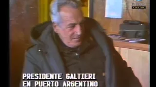 Archivo histórico: "60 minutos": Galtieri en Malvinas - 22/04/1982