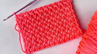 Wow!!! The Pattern that Everyone is Looking for!!! Crochet Weaved Stitch