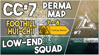 CC#7 Permanent Map - Foothill Hui-ch'i Challenges 7-8 | Low End Squad |【Arknights】