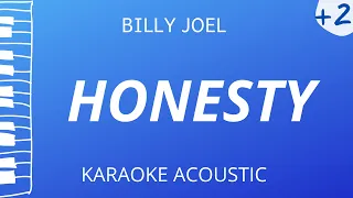 Honesty - Billy Joel (Karaoke Acoustic Piano) Higher Key