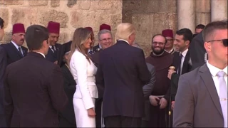 Trump visits the Church of the Holy Sepulcher in Jerusalem