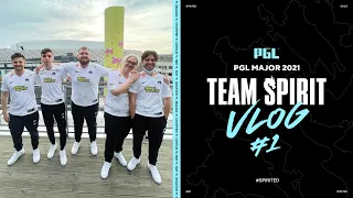 TEAM SPIRIT. PGL MAJOR. VLOG #1