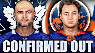 TWO LEAFS DEFENCEMEN CONFIRMED OUT + ALEXANDER ROMANOV (New York Islanders, Toronto NHL News)