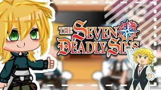 ° Past Seven Deadly Sins React to Meliodas+Elizabeth Future!°||Gacha Club||🇦🇺/english||By:Me😌