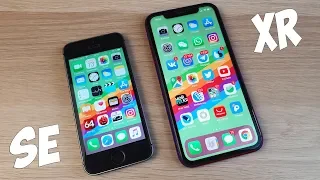 IPHONE SE VS IPHONE XR - СТАРИЧОК ПРОТИВ ТОПОВОГО АЙФОНА!