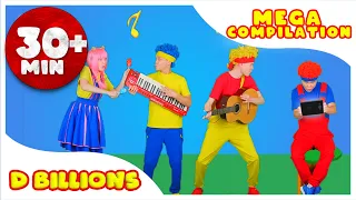 Boom-Boom-Boom! | Mega Compilation | D Billions Kids Songs