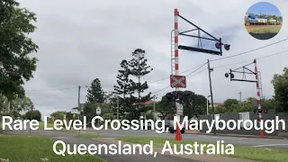 Rare Level Crossing, Maryborough, Queensland, Australia