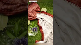 White and Red Khandua Patta silk saree | silk saree |sambalpuri silk | khandua silk | patta saree