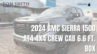 2024 GMC SIERRA 1500 AT4 4X4 CREW CAB 6.6 FT. BOX 240727