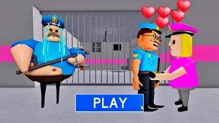 LOVE STORY | POLICE GIRL PRISON RUN! OBBY Full Gameplay #roblox