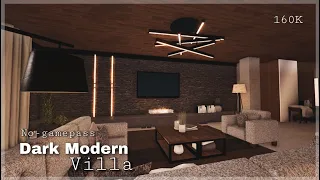 BLOXBURG | Dark Modern Villa | No-Gamepass | House Speedbuild