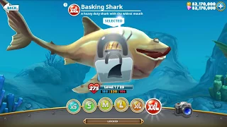 HUNGRY  SHARK WORLD UNLOCKING  ALL Sharks