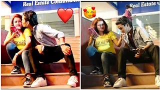 Secretly Ki$sing On Girls Cheeks🥰 || Shocking Reaction Part-4 || Jassi Prank