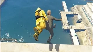 GTA 5 CRAZY Jumps/Falls Compilation #11 (GTA 5 Fails Funny Moments)