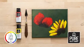 Palette Knife Techniques: Flower Petals
