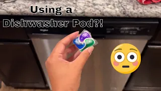 How to use dishwasher pods in whirlpool dishwasher! Use dishwasher pods easy to clean your dishes!