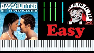 Basshunter - " All I Ever Wanted " Piano Synthesia