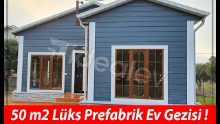 Lüks Çanakkale 50 m2 Prefabrik Ev içini Geziyoruz 🏡