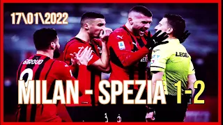 Milan 1- 2 Spezia | San Siro | Serie A 202122 17.01.2022 (HD)