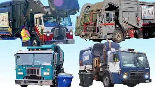 Garbage Trucks On The Job
