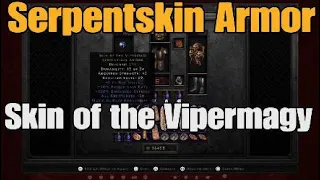 Diablo 2 Resurrected Serpentskin Armor Skin of the Vipermagy PS5