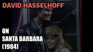 David Hasselhoff's 1984 Appearance on Santa Barbara IN his Michael Knight Leather Jacket!