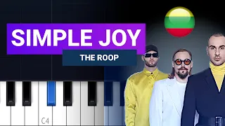 THE ROOP - Simple Joy | (Easy Piano Tutorial) Lithuania 2024