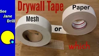 Which Drywall Tape is Better: Paper or Mesh?