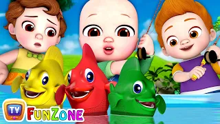 Baby Goes Fishing Song - ChuChu TV Funzone Nursery Rhymes & Toddler Videos