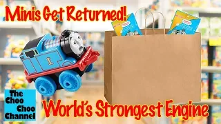 Thomas & Friends Minis Get Returned World's Strongest Engine | Thomas Minis | Toy Trains for Kids