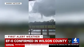 EF0 tornado confirmed in Wilson County