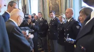 162° Anniversario della fondazione della Polizia: il capo della Stato incontra il capo della Polizia
