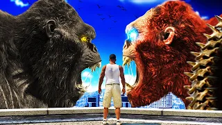 SKAR KING vs KING KONG in GTA 5 (Mods)