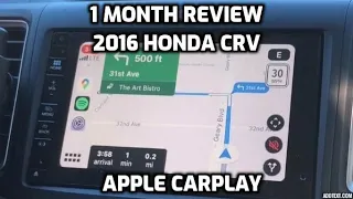 1 MONTH REVIEW - 2015/16 Honda CRV Apple Carplay Stock Headunit WORKS AMAZING