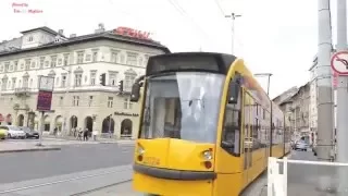 Trams in Budapest, Hungary 2015 -  (various models)