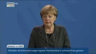 Ukraine-Krise: Statement von Angela Merkel vor ihrem Besuch in Moskau am 06.02.2015