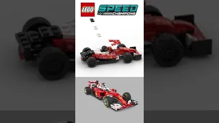 LEGO Speed Champions Scuderia Ferrari SF16-H Satisfying Building Animation